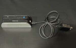 MSR X6 USB Magnetic Stripe Card Reader Writer with Power Adapter and Cable